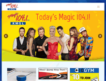 Tablet Screenshot of magic104.com